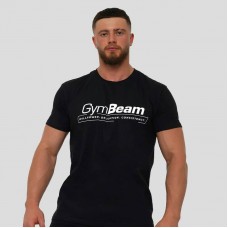 Футболка чоловіча GymBeam Willpower Black S, чорний, код: 122812-GB