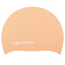 Шапочка для плавання силіконова для дорослих Yingfa L, помаранчевий, код: C0081_LOR