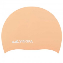 Шапочка для плавання силіконова для дорослих Yingfa L, помаранчевий, код: C0081_LOR