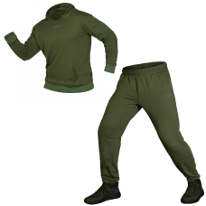 Спортивний костюм Camotec Basic Hood, розмір L, оливковий, код: 2908010187873