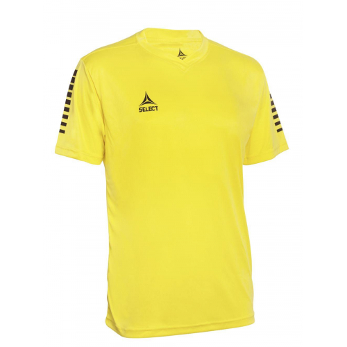 Футболка для матчів дитяча Select Pisa Player Shirt s/s 14 років, жовтий-чорний, код: 5703543228256