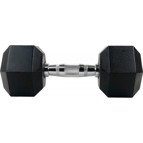 Гантель UnderFit UF50 прогумована 1 х 22,5 кг, код: M-10049151-IN Гантель UnderFit UF50 прогумована 1 х 22,5 кг, код: M-10049151-IN