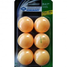 Кульки для настільного тенісу Donic Elite * 40+, 6 шт, код: 608518