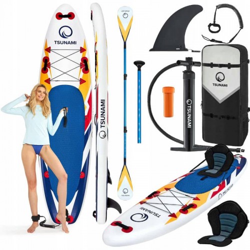 Надувна SUP дошка Tsunami 320 см з веслом Bolt T06, код: P-5907739314253