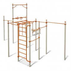 Спортивний комплекс InterAtletika Воркаут 7572х7530х4127 мм, код: S831.12-SM