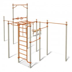 Спортивний комплекс InterAtletika Воркаут 7572х7530х4127 мм, код: S831.12-SM