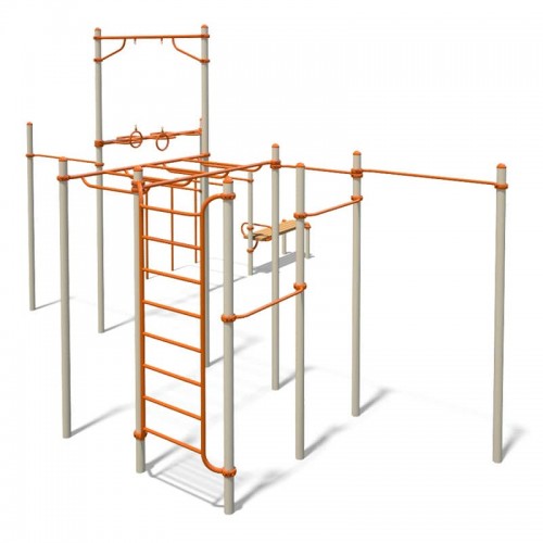 Спортивний комплекс InterAtletika Воркаут 7572х7530х4127 мм, код: S831.12-SM