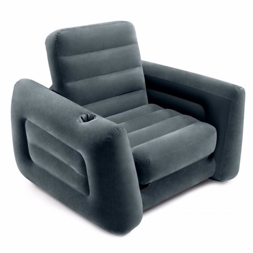 Надувне крісло-трансформер Intex Pull-Out Chair 1170x2240x660 мм, код: 66551-IB