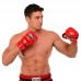 Рукавиці Краби спарингові для MMA Zelart L, червоний, код: BO-3495_LR