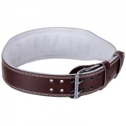 Пояс атлетичний шкіряний Zelart ширина 15см XXL коричневий, код: SB-165076_XXL