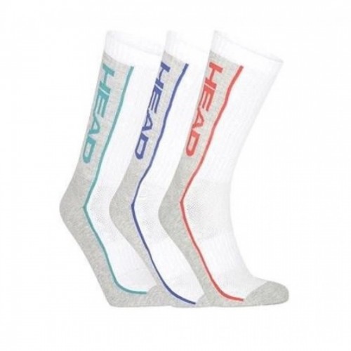 Шкарпетки Head Performance Crew 3 пари, розмір 35-38, білий-сірий, код: 8720245076272