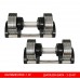 Гантель набірна Generation Fitness GF3-20kg, 2x3-20 кг, хром, код: 523183-AX