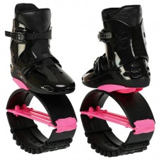 Фітнес джампери Kangoo Jumps XL (41-43), чорний-рожевий, код: SK-4571_XLBKP