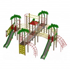 Ігровий комплекс Miros "Острів" 9040x6500x3810 мм, код: DIO808 Ігровий комплекс Miros "Острів" 9040x6500x3810 мм, код: DIO808