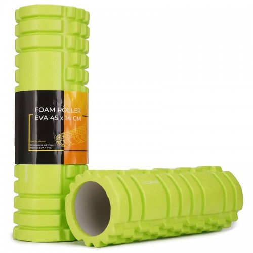 Масажний ролик Cornix EVA Green 45x14 см, код: XR-0040
