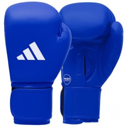 Боксерські рукавиці Adidas з ліцензією IBA, 10oz, синій, код: 15581-1133