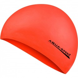 Шапка для плавання Aqua Speed Soft Latex неоновий помаранчевий, код: 5908217657336