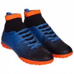 Сороконіжки футбольні Pro Action, розмір 45 (29,5см), синій-чорний-помаранчевий, код: PRO-823-26_45BL