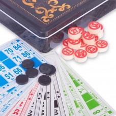 Настільна гра лото PlayGame в металевій коробці, код: T9011-S52 Настільна гра лото PlayGame в металевій коробці, код: T9011-S52