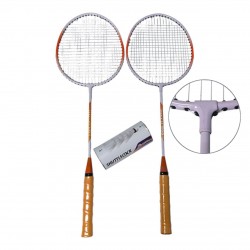 Набір для бадмінтону з воланами Jinyu помаранчево-білий JY805, код: 12941-SNS