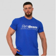 Футболка чоловіча GymBeam Willpower Blue L, синій, код: 122824-GB