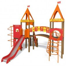 Ігровий комплекс InterAtletika Теремок, 5980х5296х4516 мм, код: T902М-SM