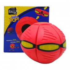 М"яч-трансформер фризбі Toys Flat Ball Disc, червоний, код: 231277-T