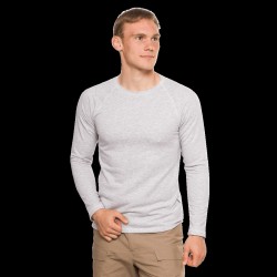 Пуловер чоловічий Brotherhood T.OR розмір 3XL, світло-сірий меланж, код: 2023102303044