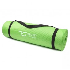 Килимок для йоги та фітнесу 7Sports NBR Yoga Mat+ 180х60х0.8см, зелений, код: MTS-1 GREEN