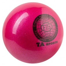 М"яч гімнастичний Ta Sport, 280 г, 16 см, рожевий, код: TA280-3-WS