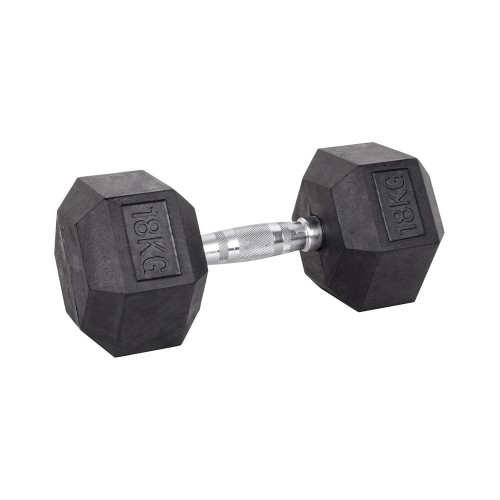 Гантель шестигранна inSPORTline Hexsteel 1х18 кг, код: 22089-IN