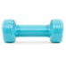 Гантель вінілова PowerPlay 1х0,5 кг, блакитний, код: PP_4103_0,5kg