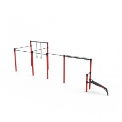 Гімнастичний комплекс Street Sport 2400х9760х2900 мм, код: SG-016