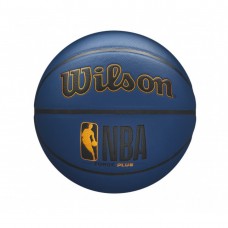 М"яч баскетбольний W NBA Forge Plus BSKT Deep Navy, розмір 7, темно-синій, код: 194979031049