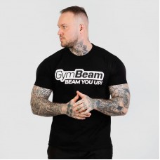 Футболка чоловіча GymBeam Beam S, чорний, код: 122732-GB