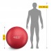 М"яч для фітнесу (фітбол) 4Fizjo 85 см Anti-Burst Red, код: P-5907739316387