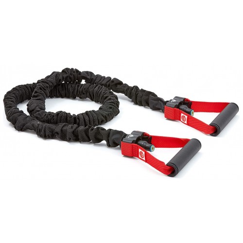 Еспандер трубчастий Adidas Power Tube 122 см, чорний-червоний, код: 885652000284 Еспандер трубчастий Adidas Power Tube 122 см, чорний-червоний, код: 885652000284