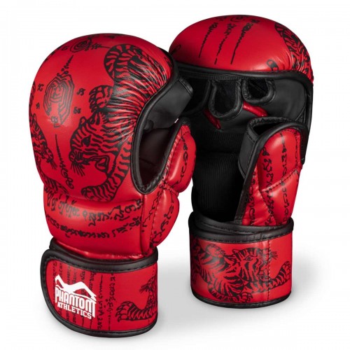 Рукавиці для ММА Phantom Muay Thai Red S/M, код: PHMMAG2705-SM