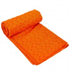 Йога рушник (килимок для йоги) FitGo 1830x630 мм, помаранчевий, код: FI-4938_OR