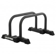 Упори для віджимань LiveUp Push-Up Bar 630х330х365мм, 2шт, чорний, код: LP8160