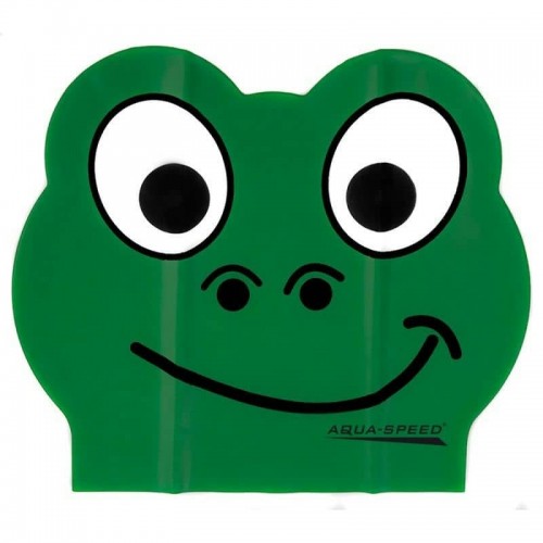 Шапка для плавання Aqua SpeedZoo Latex Frog зелена жаба, код: 5908217657121-SR Шапка для плавання Aqua SpeedZoo Latex Frog зелена жаба, код: 5908217657121-SR