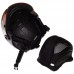 Шлем горнолыжный с визором и механизмом регулировки Moon M-L/55-61 см, черный, код: MS-6296_BK-S52