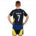 Форма футбольна дитяча PlayGame із символікою AL Nassr Ronaldo 7 гостьова, розмір 26, зріст 140-145, темно-синій-жовтий, код: CO-4656_26