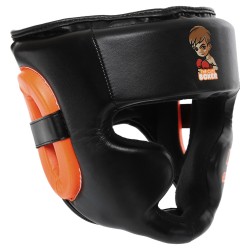 Шолом боксерський з повним захистом дитячий Core S, черний-помаранчевий, код: BO-8545_SOR