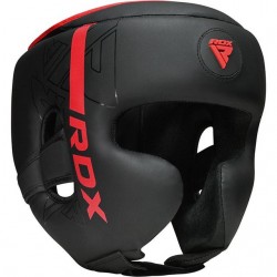 Боксерський шолом RDX F6 Kara Matte Red M, код: HGR-F6MR-M