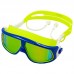 Окуляри-напівмаска для плавання Aqua Spdo з беруші в комлекті, блакитний-жовтий, код: S5025_NY Окуляри-напівмаска для плавання Aqua Spdo з беруші в комлекті, блакитний-жовтий, код: S5025_NY