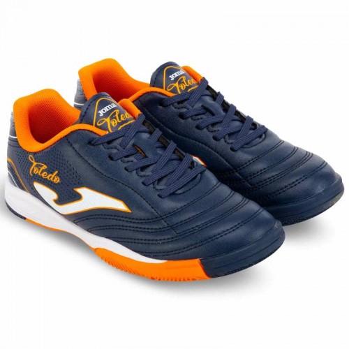 Футзалки взуття для міні-футболу дитяче Joma Toledo, розмір 34-EUR/33-UKR, темно-синій-помаранчевий, код: TOJW2503IN_33 Футзалки взуття для міні-футболу дитяче Joma Toledo, розмір 34-EUR/33-UKR, темно-синій-помаранчевий, код: TOJW2503IN_33