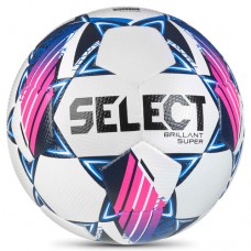 М"яч футбольний Select Brillant Super HS v24 (FIFA Quality Pro Approved) №5, білий-синій, 5, код: 5703543351916