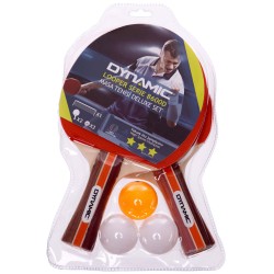 Набір для настільного тенісу Dytiamic 2 ракетки 3 м"ячі, код: MT-6107-S52