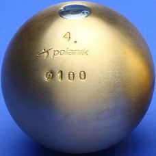 Ядро змагальний Polanik Brass 4 кг, код: PK-4/100-M